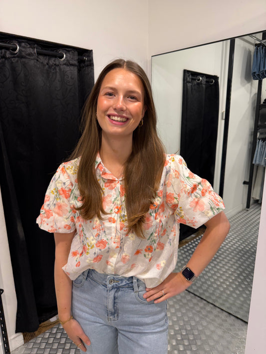 Spring flower blouse
