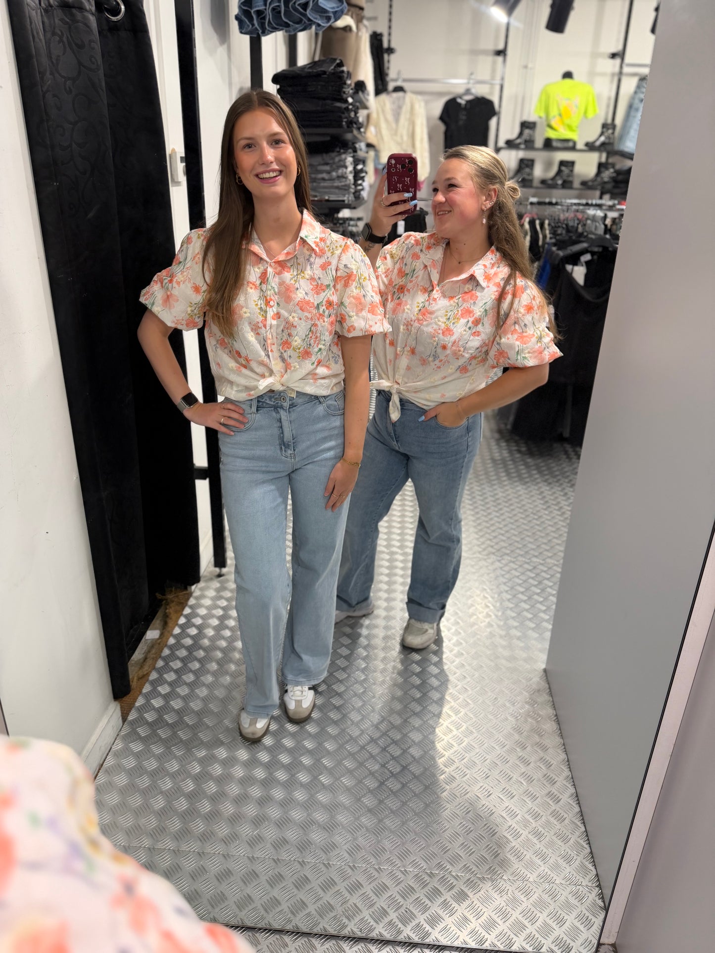 Spring flower blouse