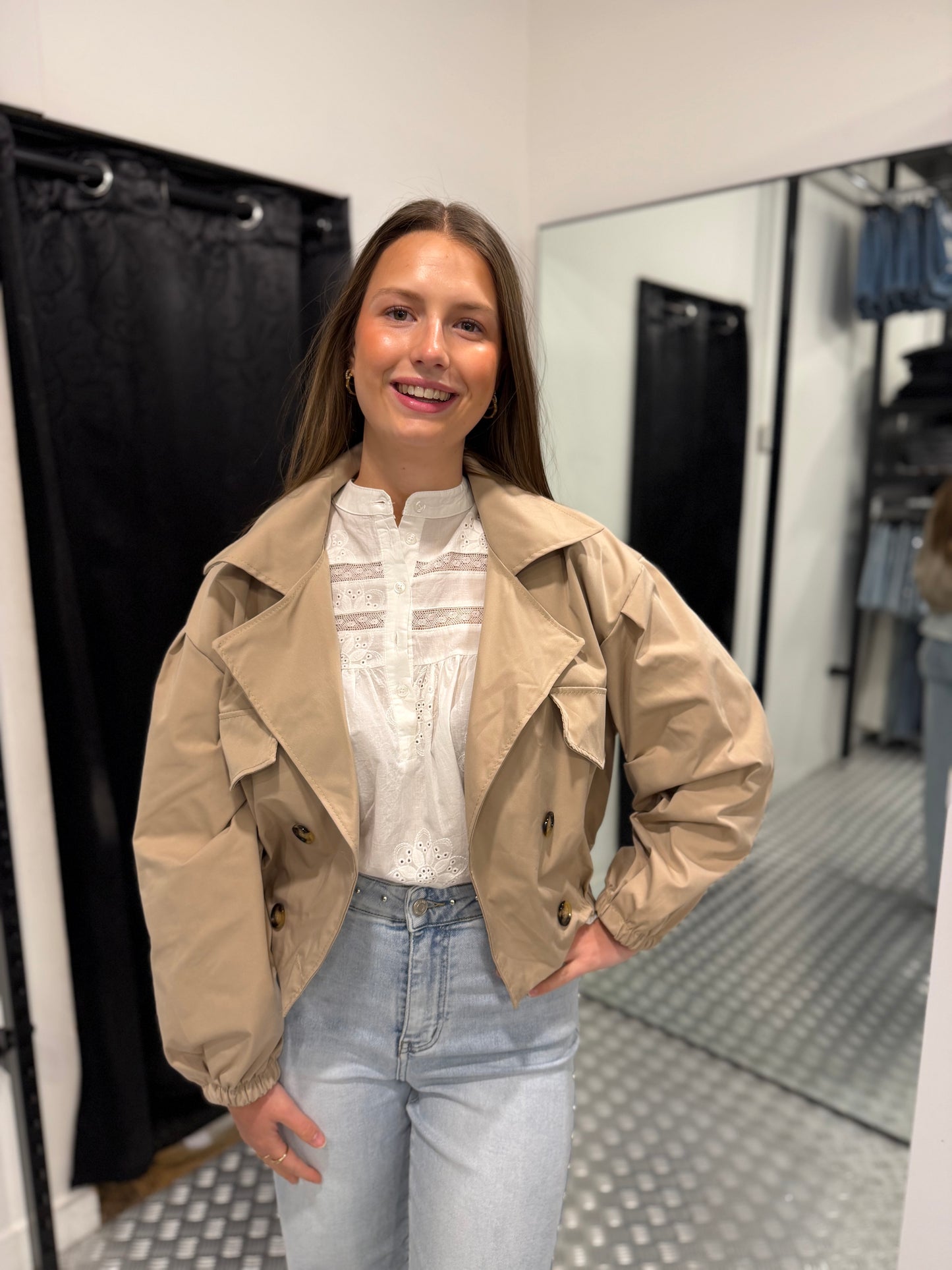 Suzy beige jacket