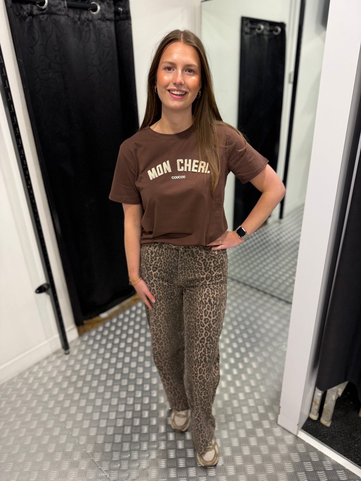 Beige tshirt Mon Cheri