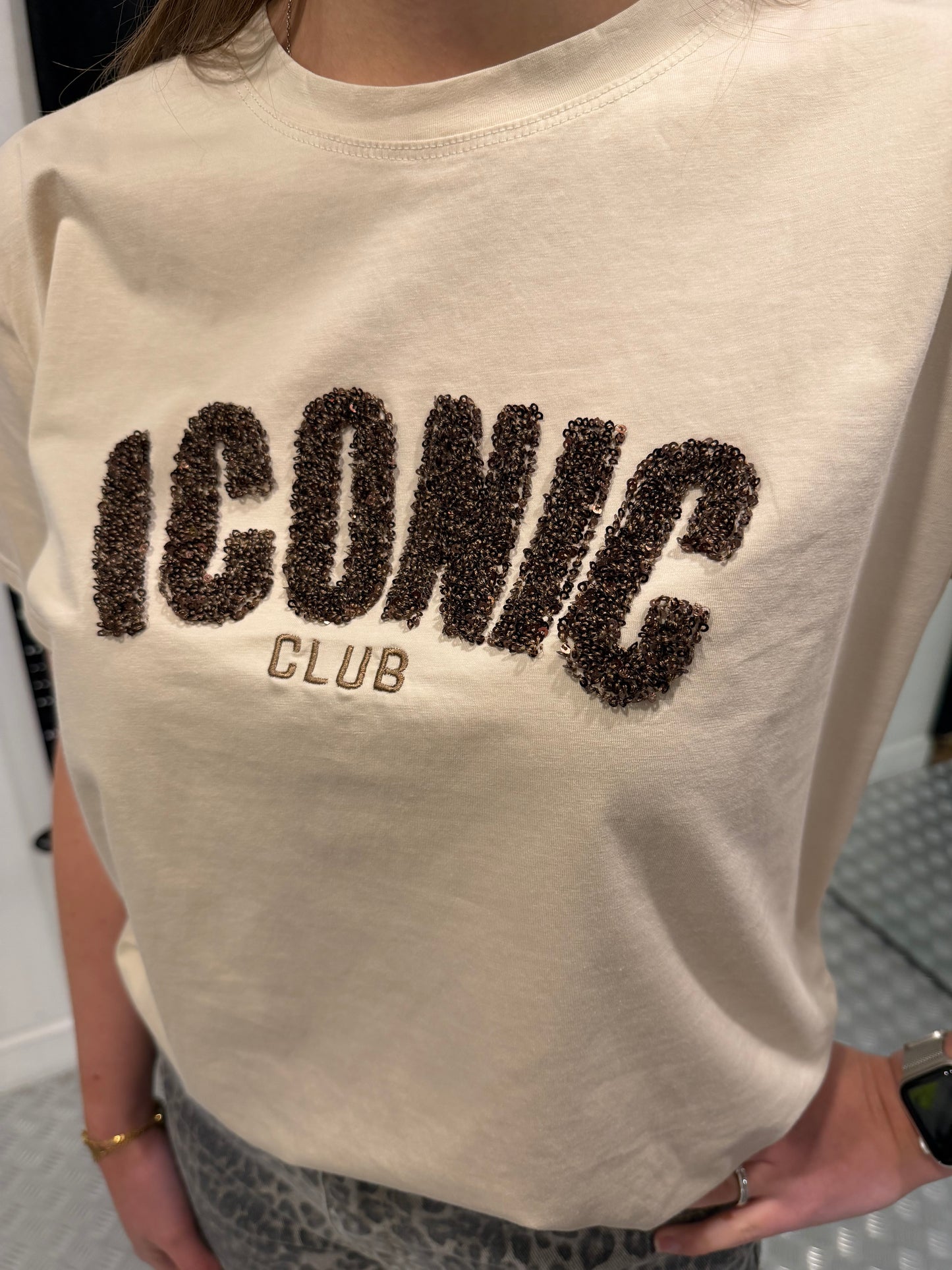 Beige iconic tshirt