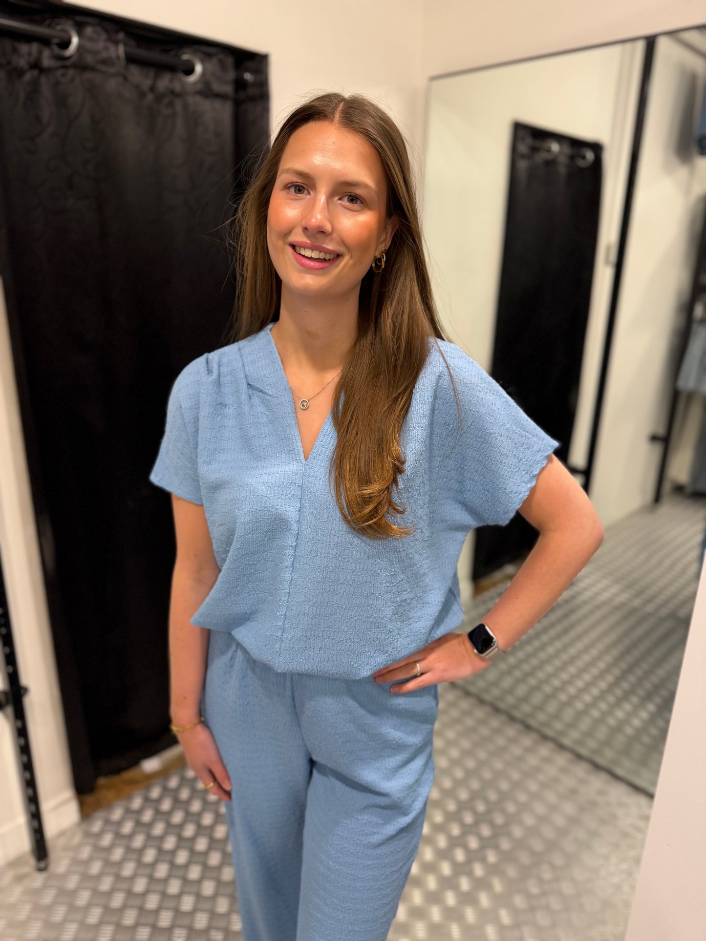 Cozy blue 2 piece set