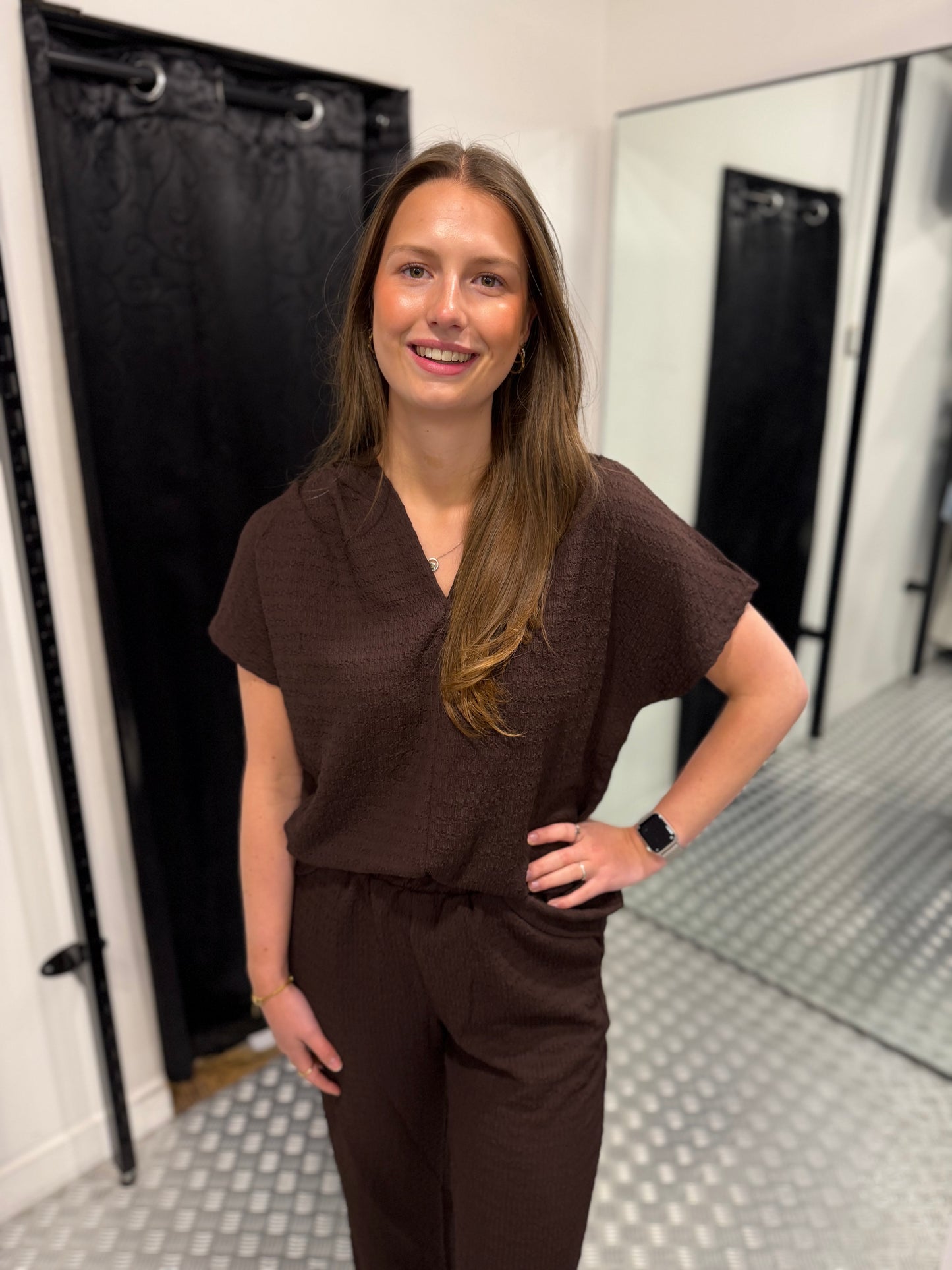 Cozy brown 2 piece set