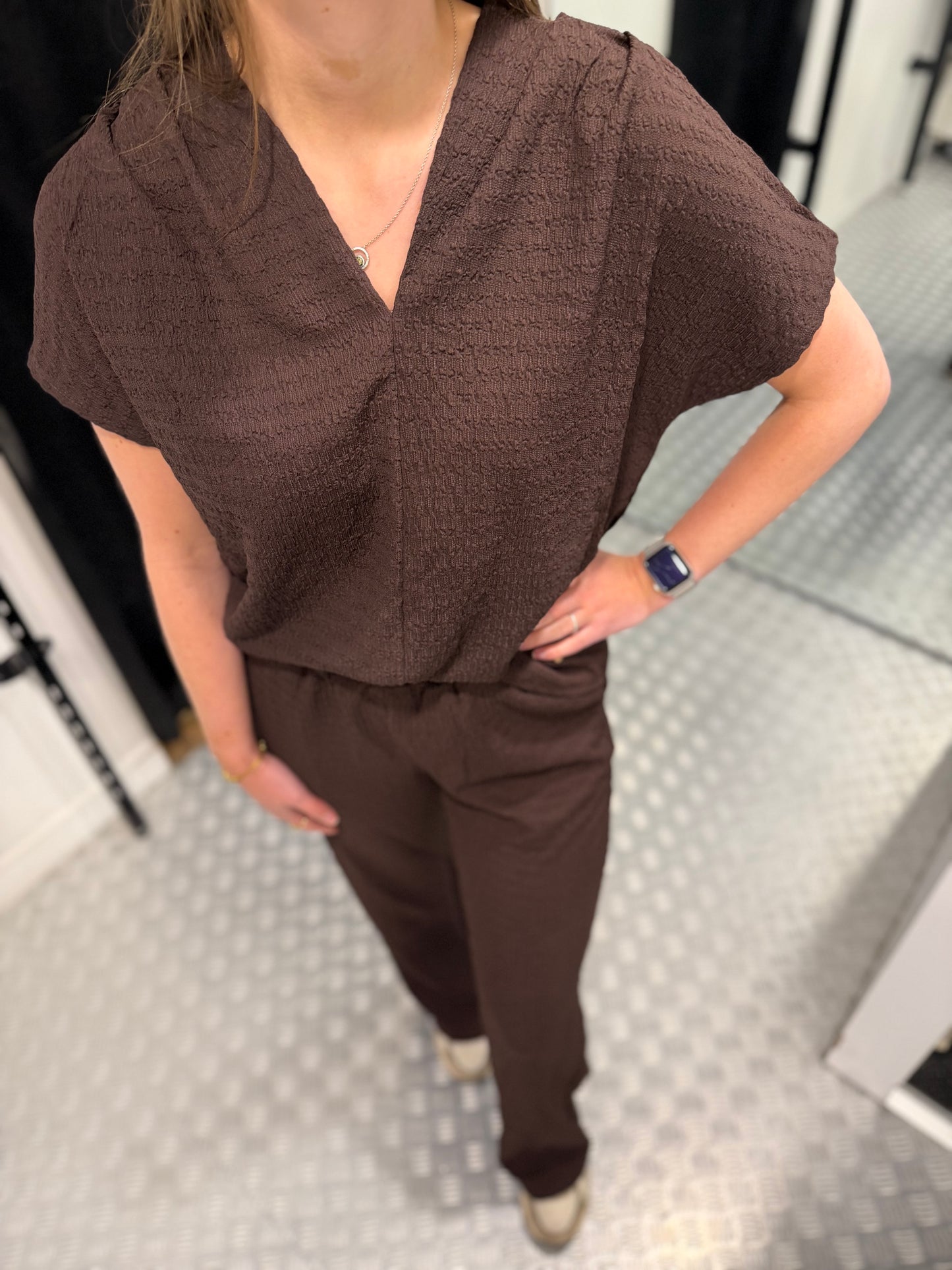 Cozy brown 2 piece set