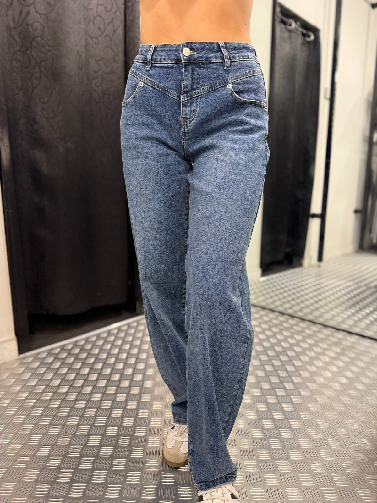 Blauwe ballon jeans laulia