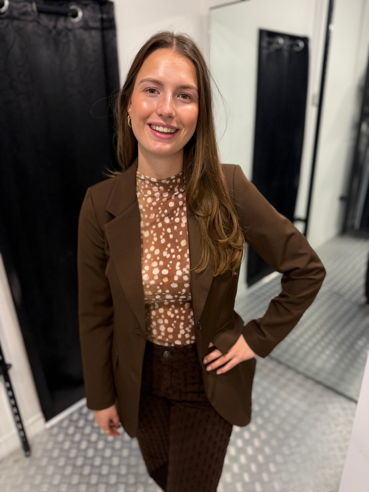Bruine blazer
