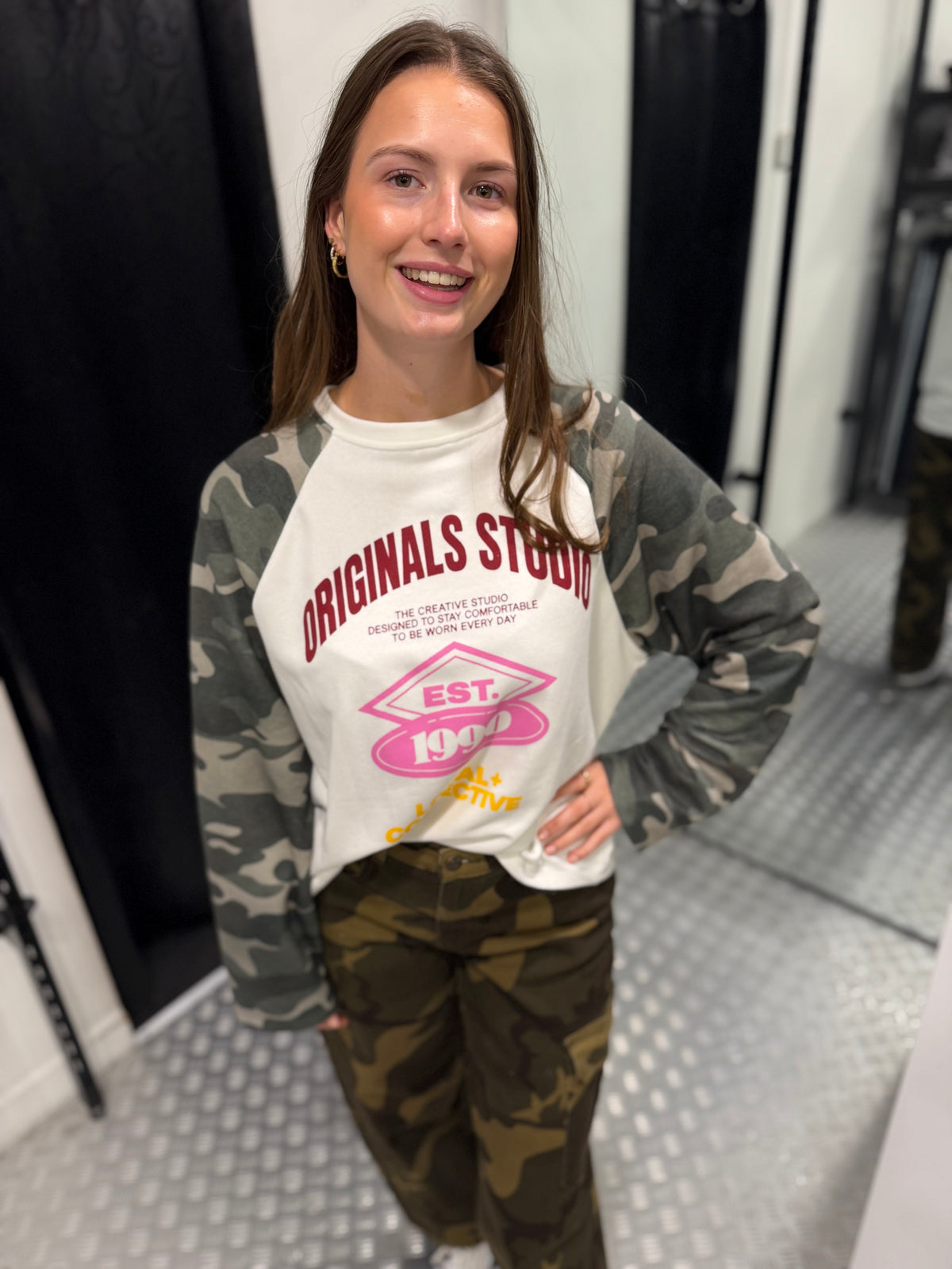 Viral army sweater