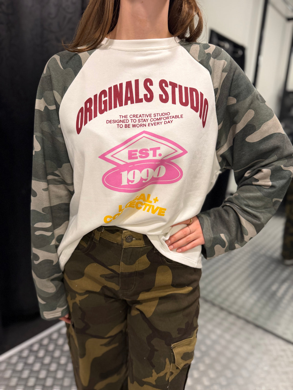 Viral army sweater