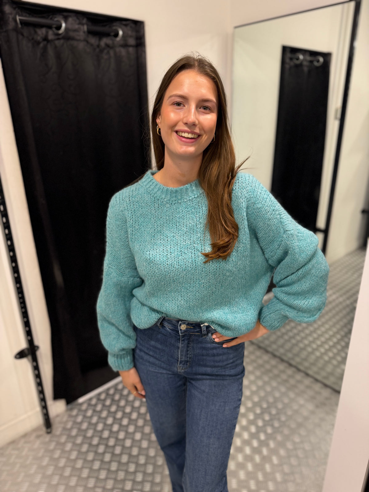 Pink knitted wear