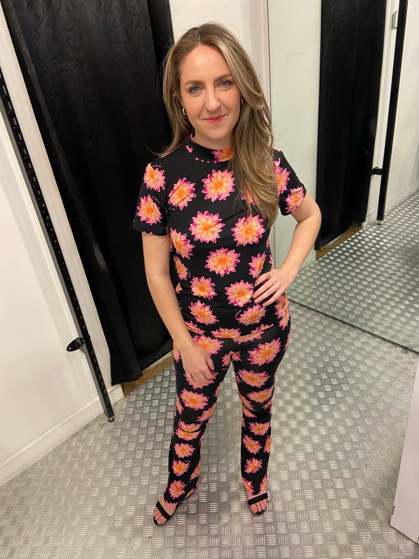 Flower soft pants