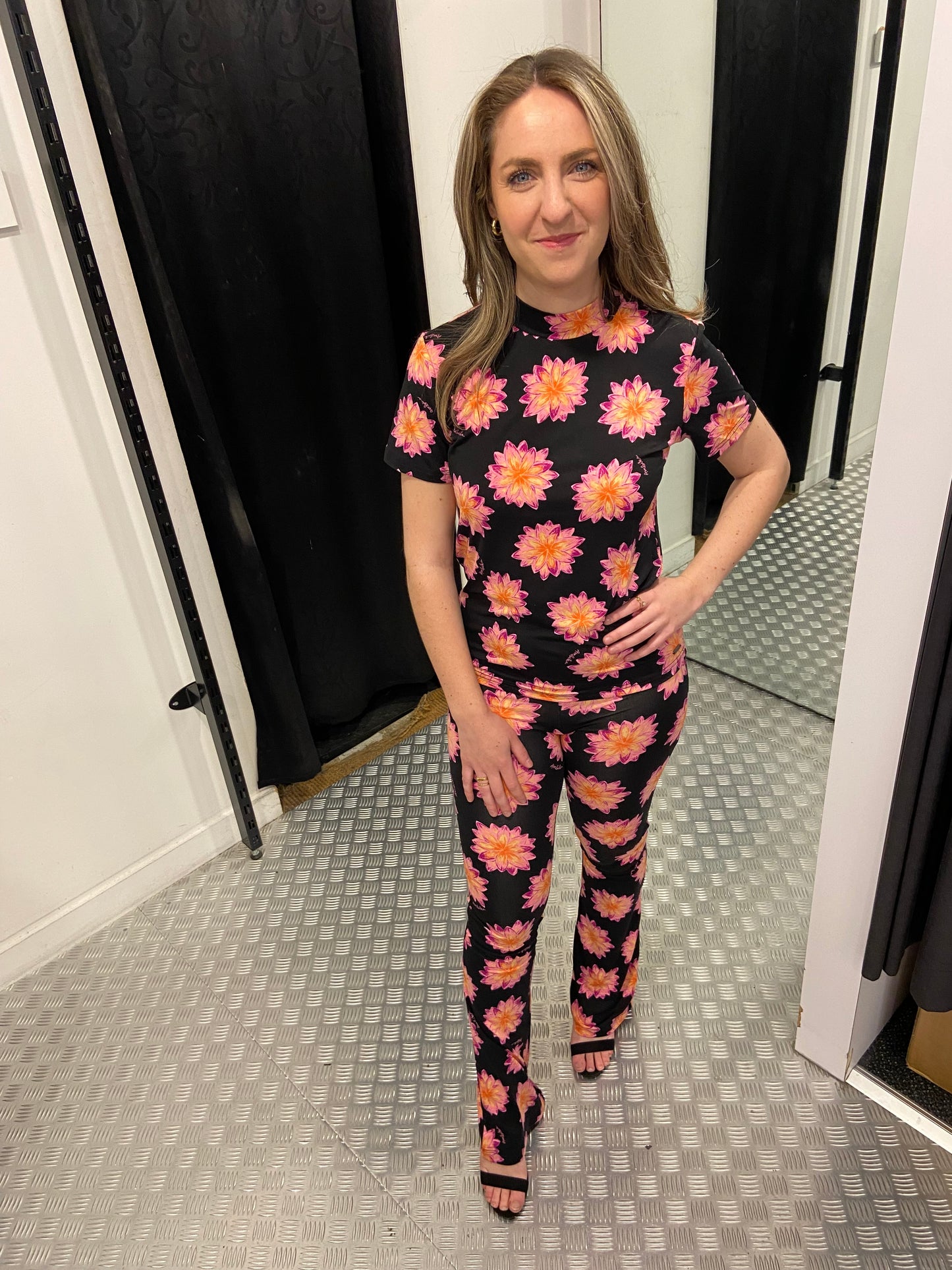 Flower soft pants