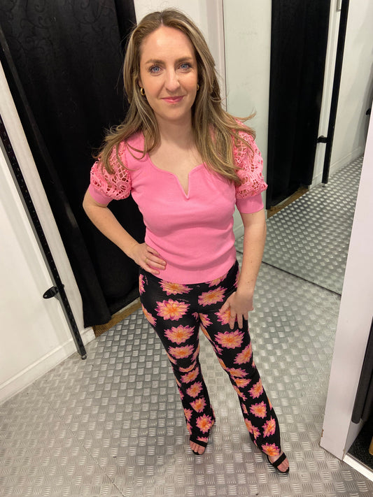 Selina top roze