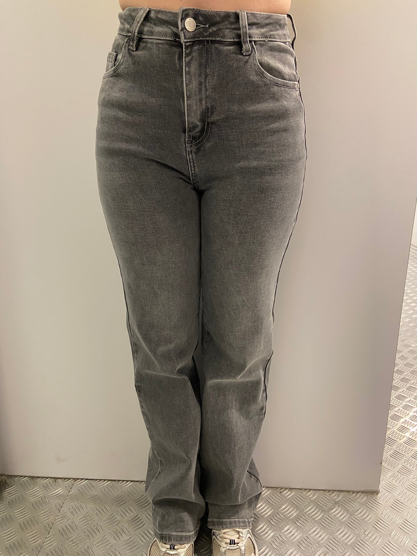 Grey wide leg Hello Miss