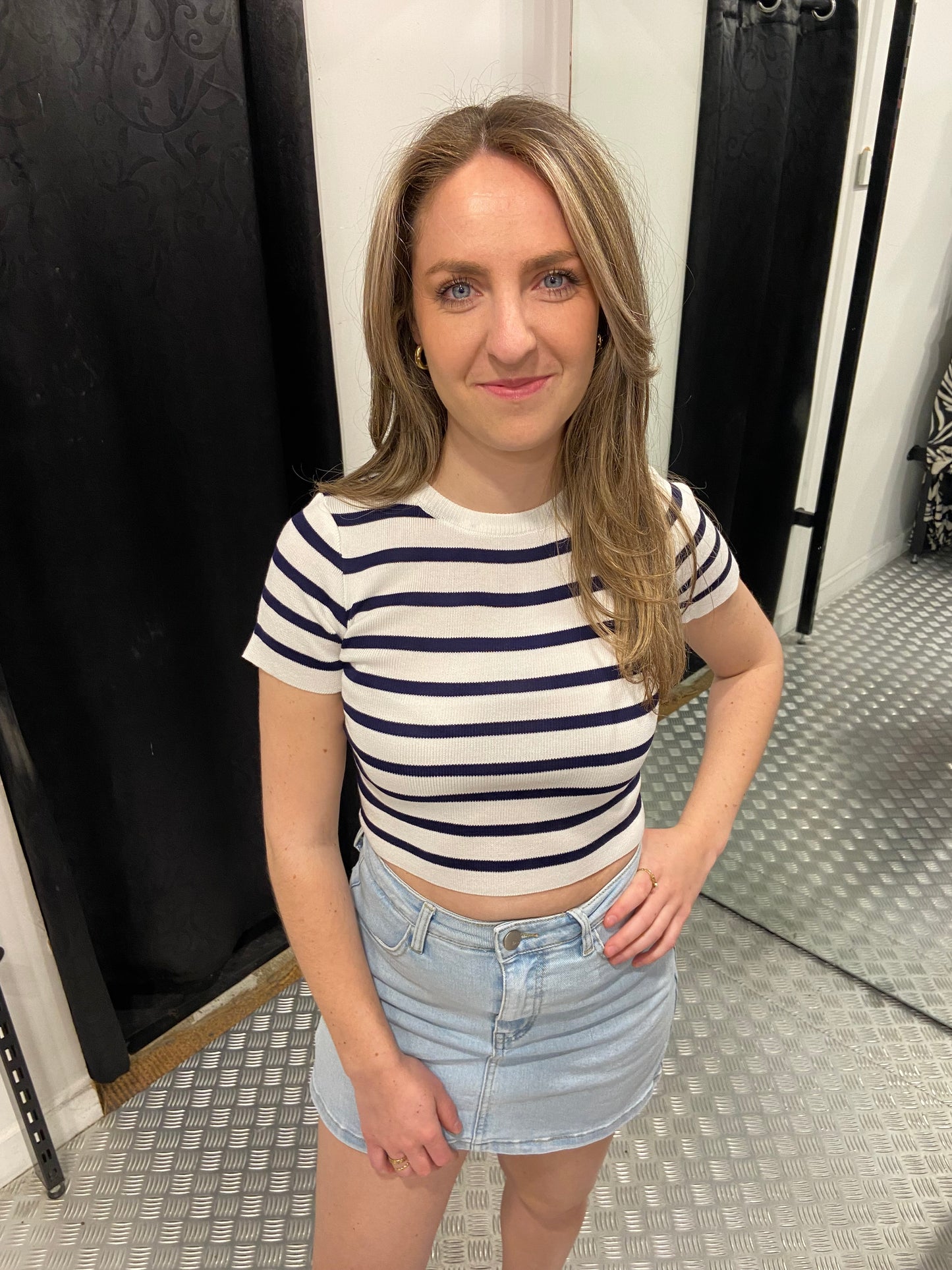 Striped croptop
