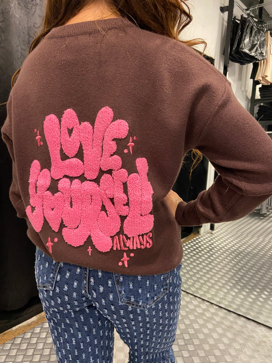 Love yourself sweater