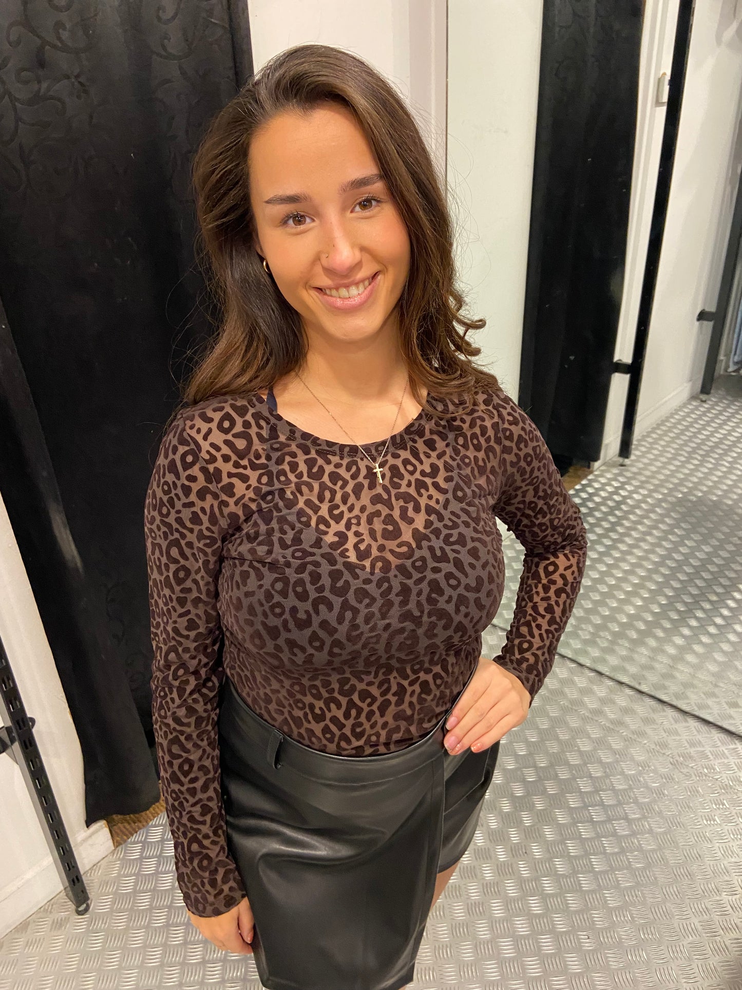 Panter mesh top brown