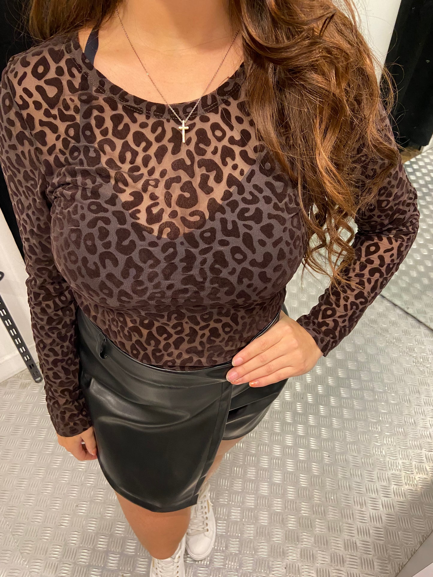 Panter mesh top brown
