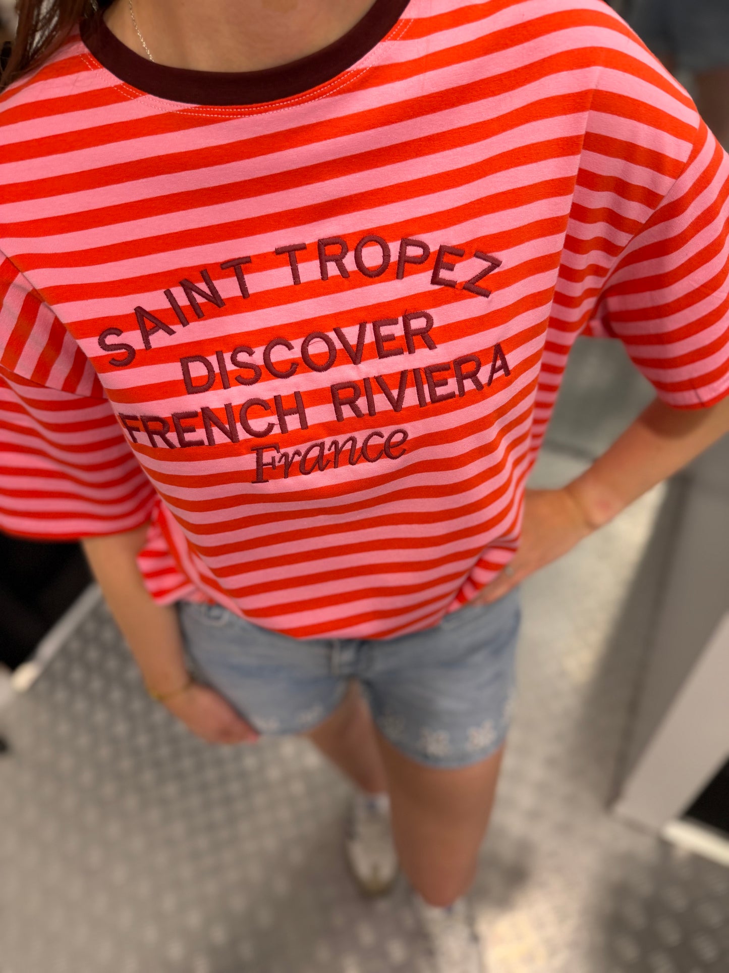 Striped rek Saint tropez tshirt