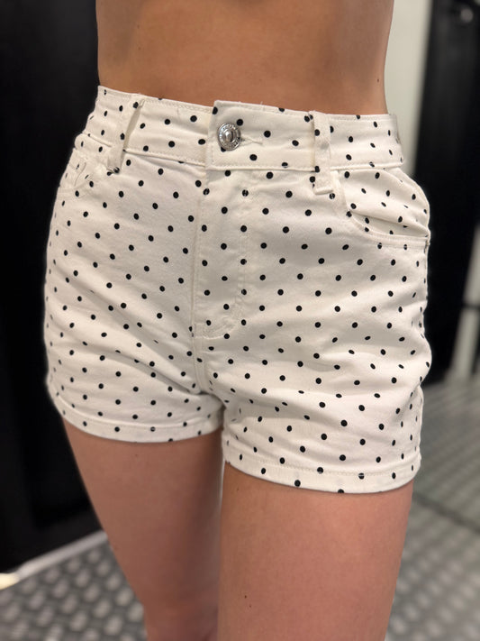 Dot white short