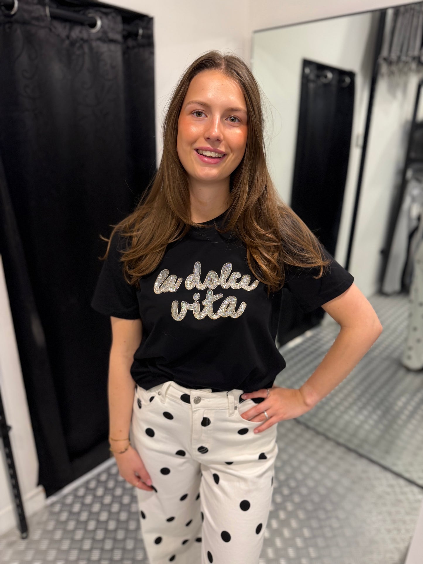 Dolce vita black tshirt