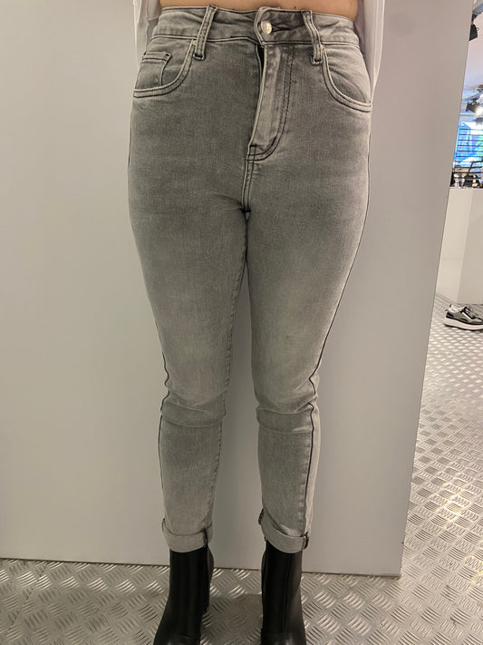 Grijze regular fit Hello Miss