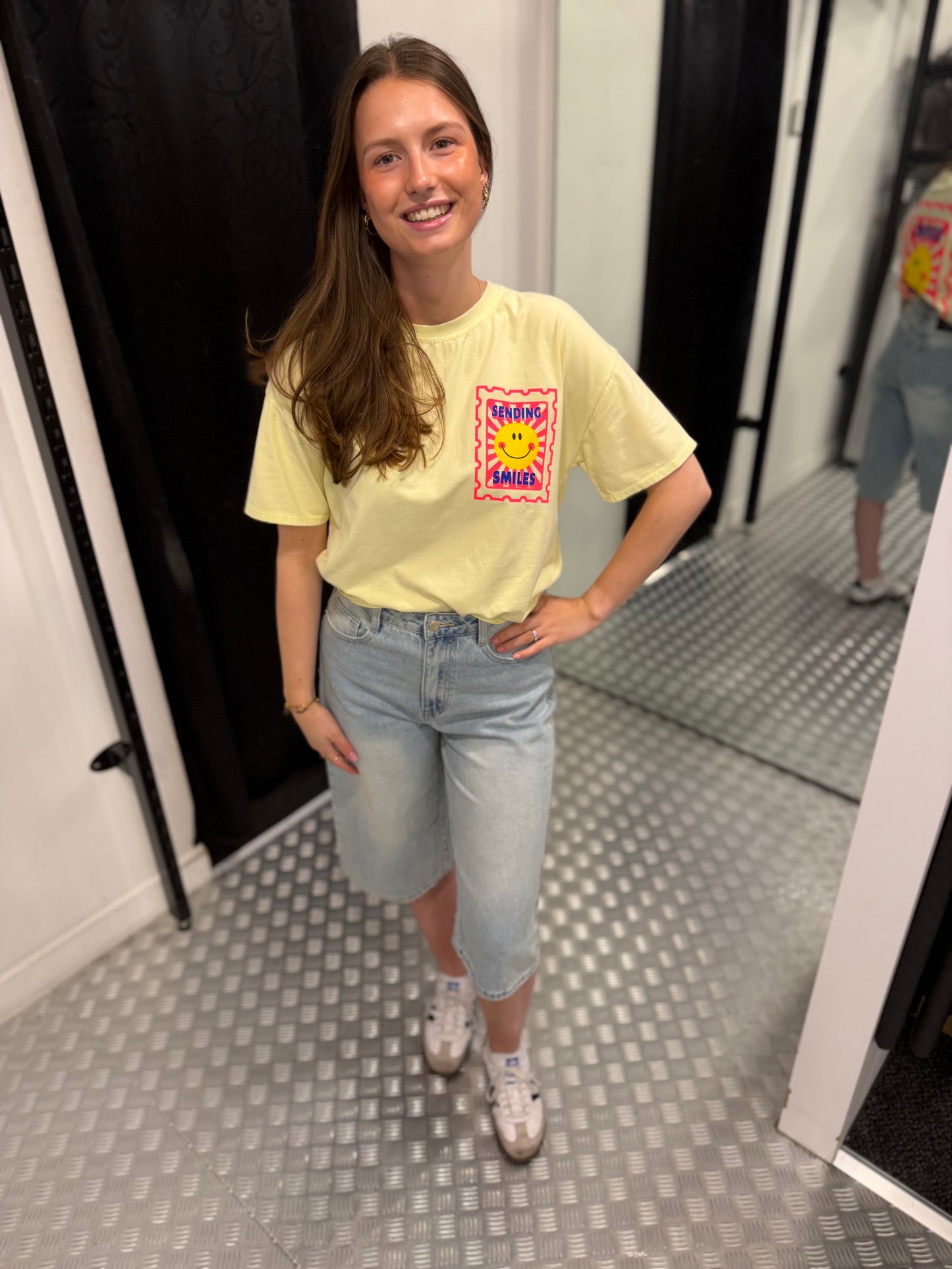 Lichtblauwe denim jort laulia