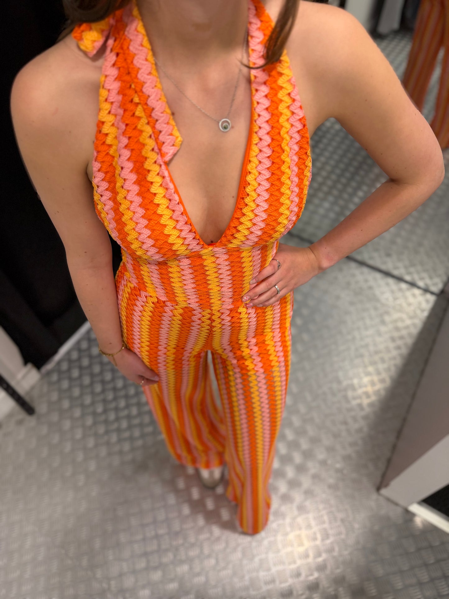 Summer crochet loose pants