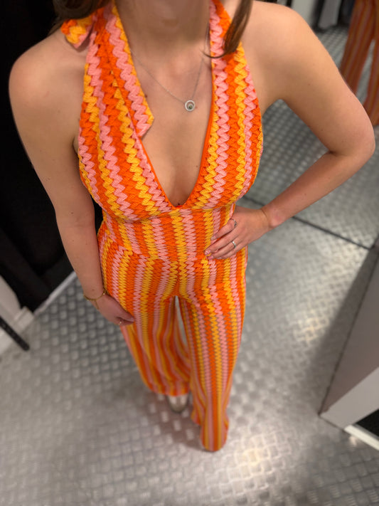 Summer crochet matchy top