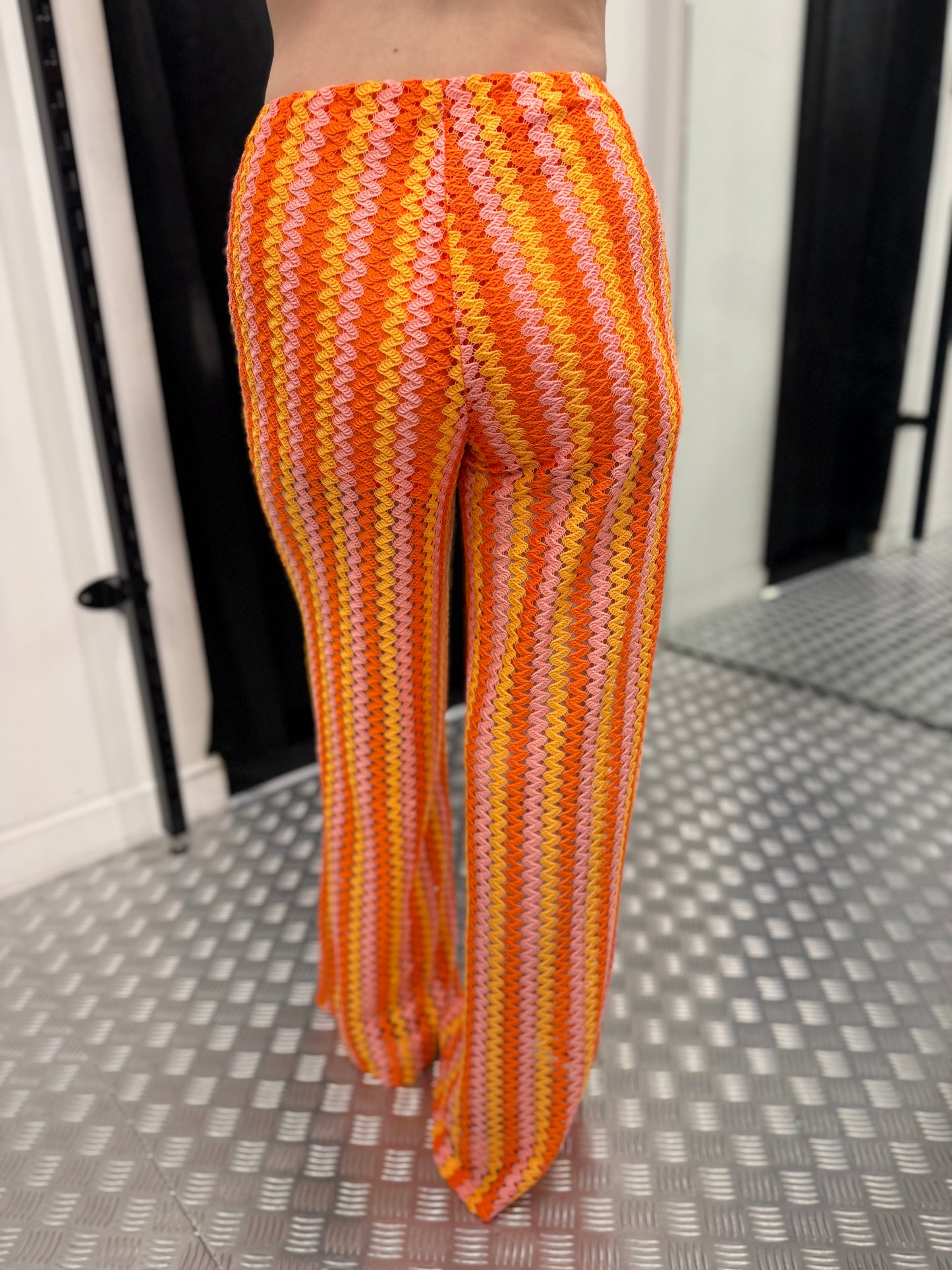 Summer crochet loose pants