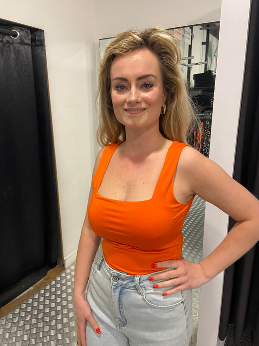 Oranje top vierkant by swan