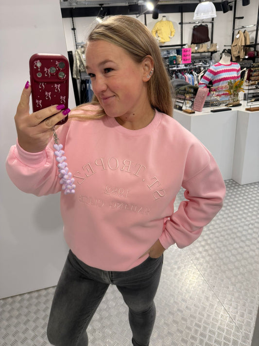 Roze sweater St tropez