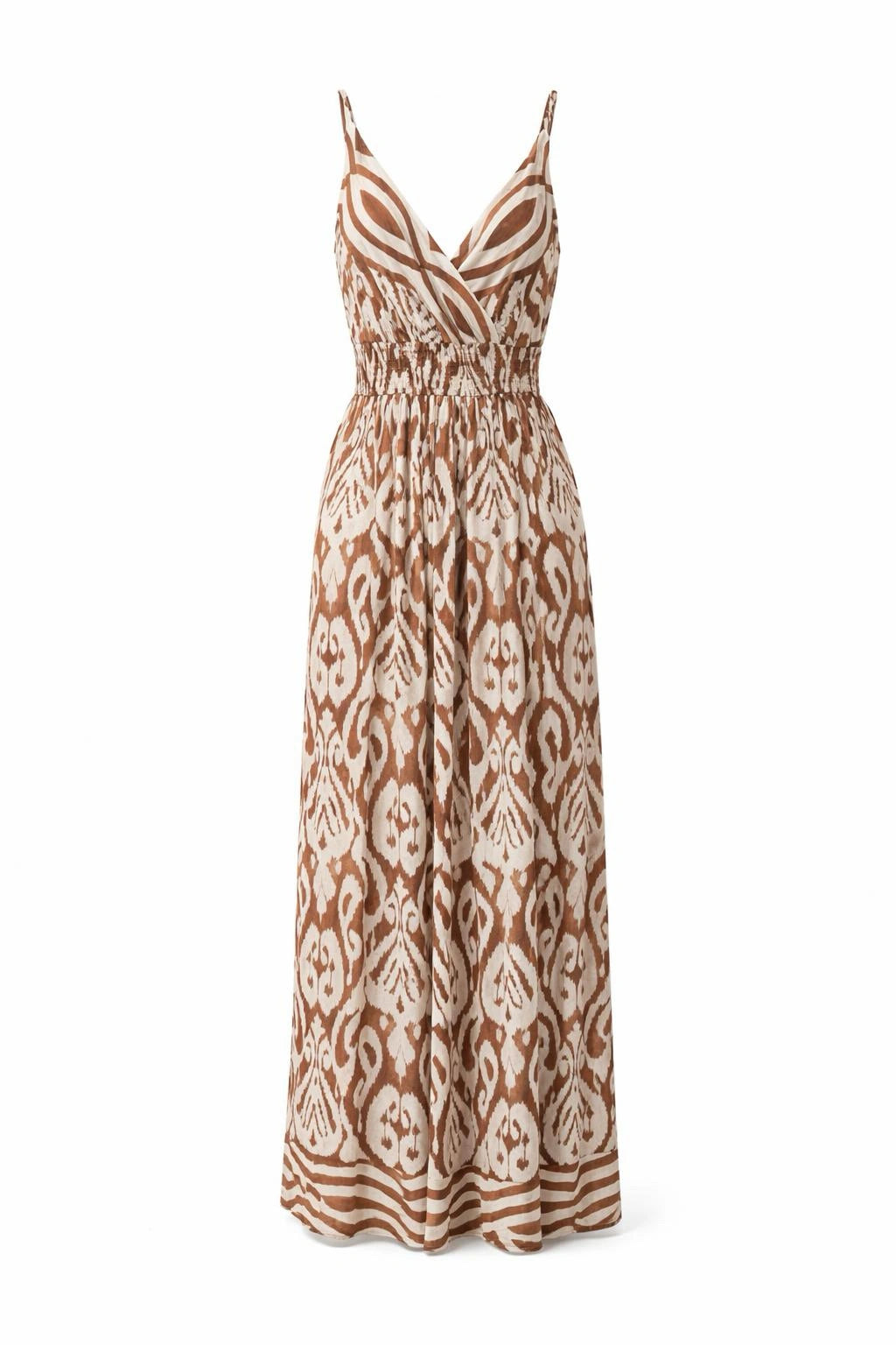 Summer maxi dress brown