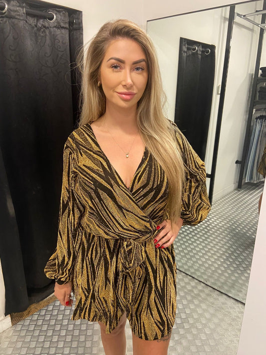 Golden girl playsuit